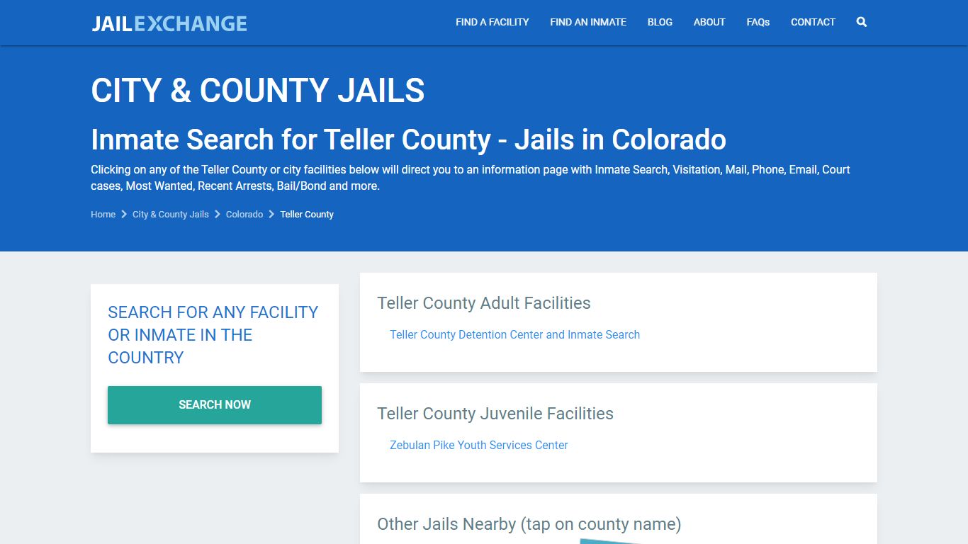 Teller County Jail Inmates | Arrests | Mugshots | CO