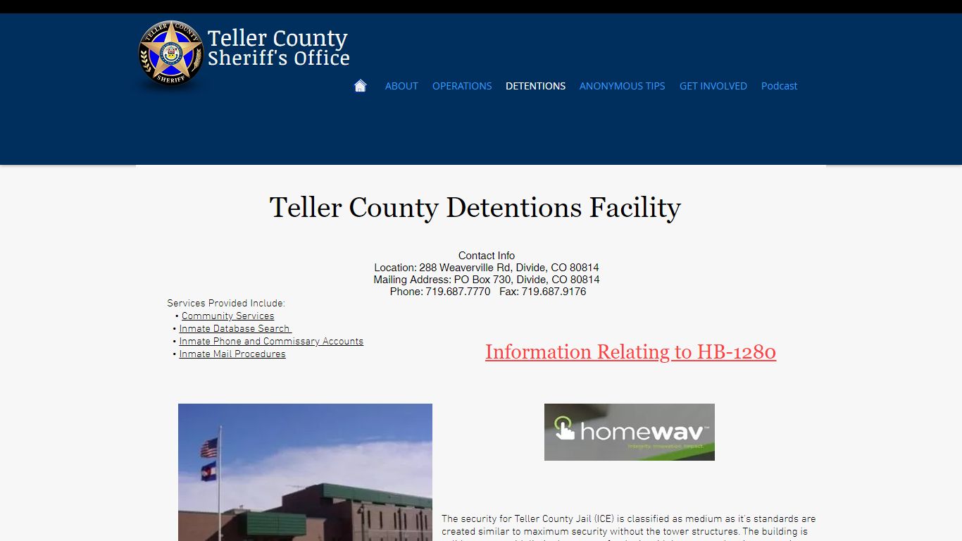 DETENTIONS - TCSO